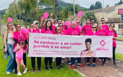 Hospital Vila Nova realiza “Caminhada do Outubro Rosa”